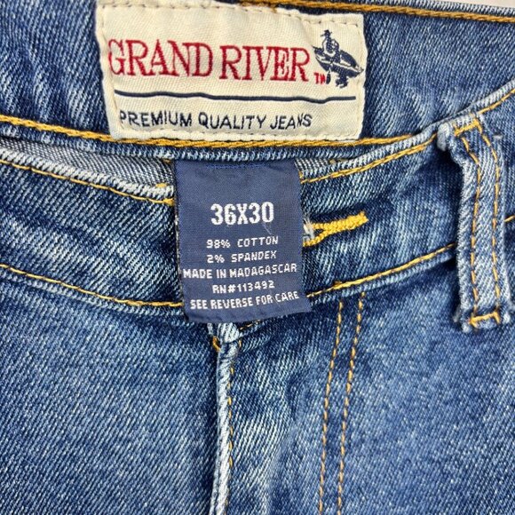 Grand River Premium Quality Straight Leg Jeans - Picture 4 of 8